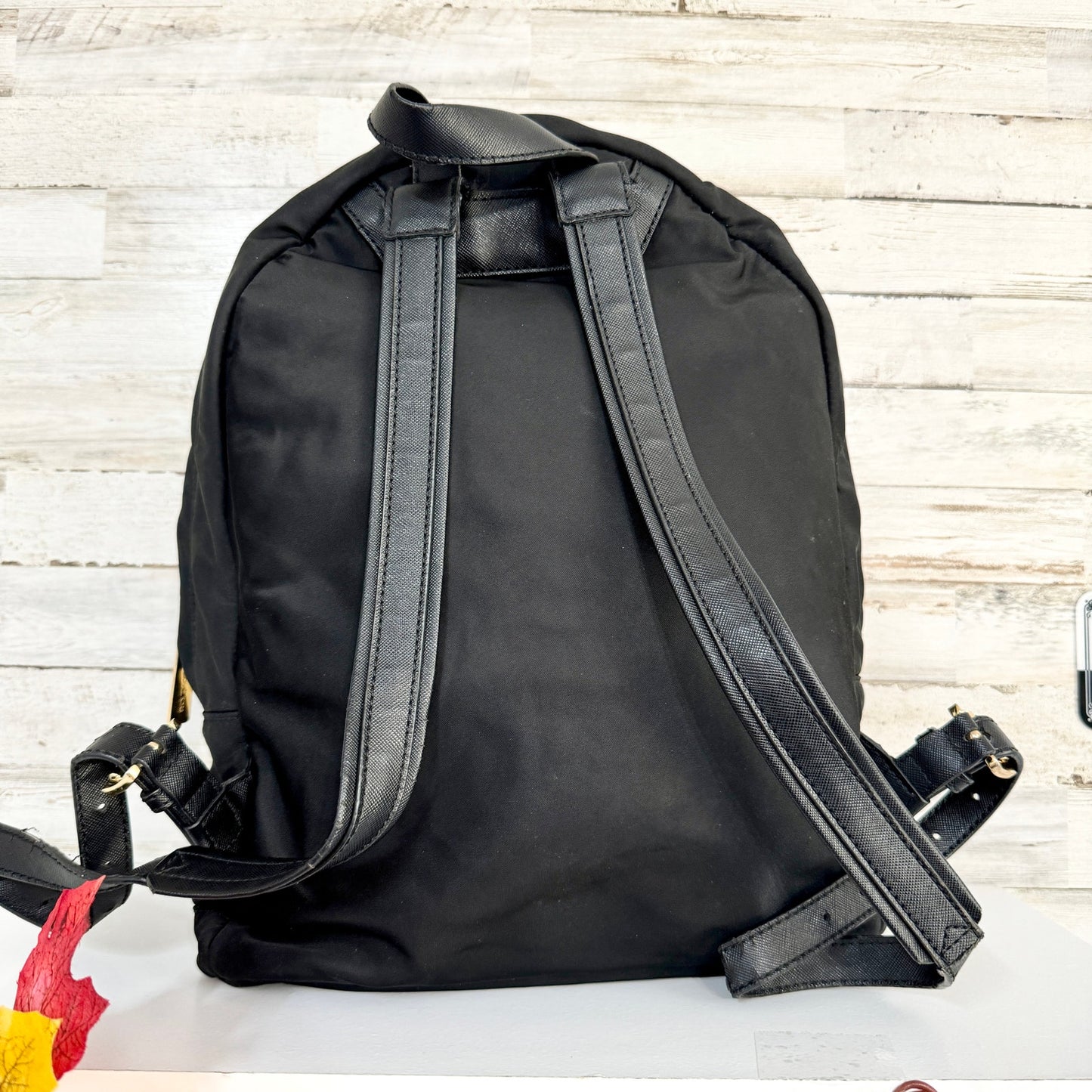 Michael Kors Women Black Nylon Jet Set Travel Large Backpack