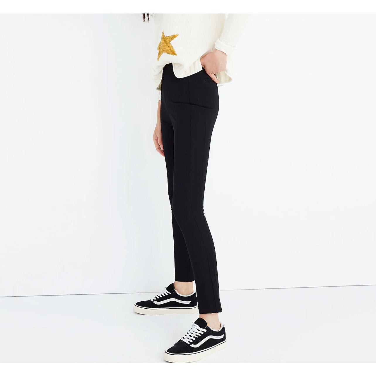 Madewell Fraser Slim Black Dress Pants Women's 27 Business Casual