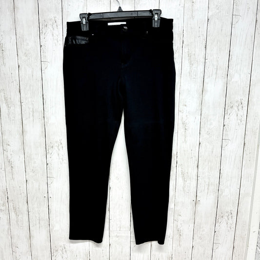 Calvin Klein & Co. Pants Women 10 Black High Rise Slim Straight Stretchy Casual