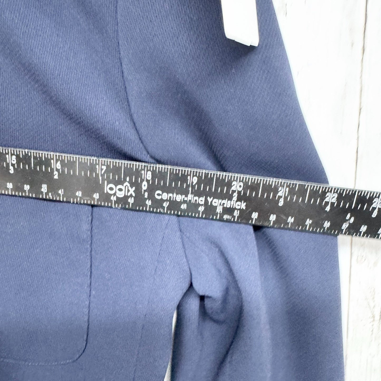 Vtg Charter Club Jacket Women Size 4 Navy Collared 4-Button 3-Pocket Sport Coat