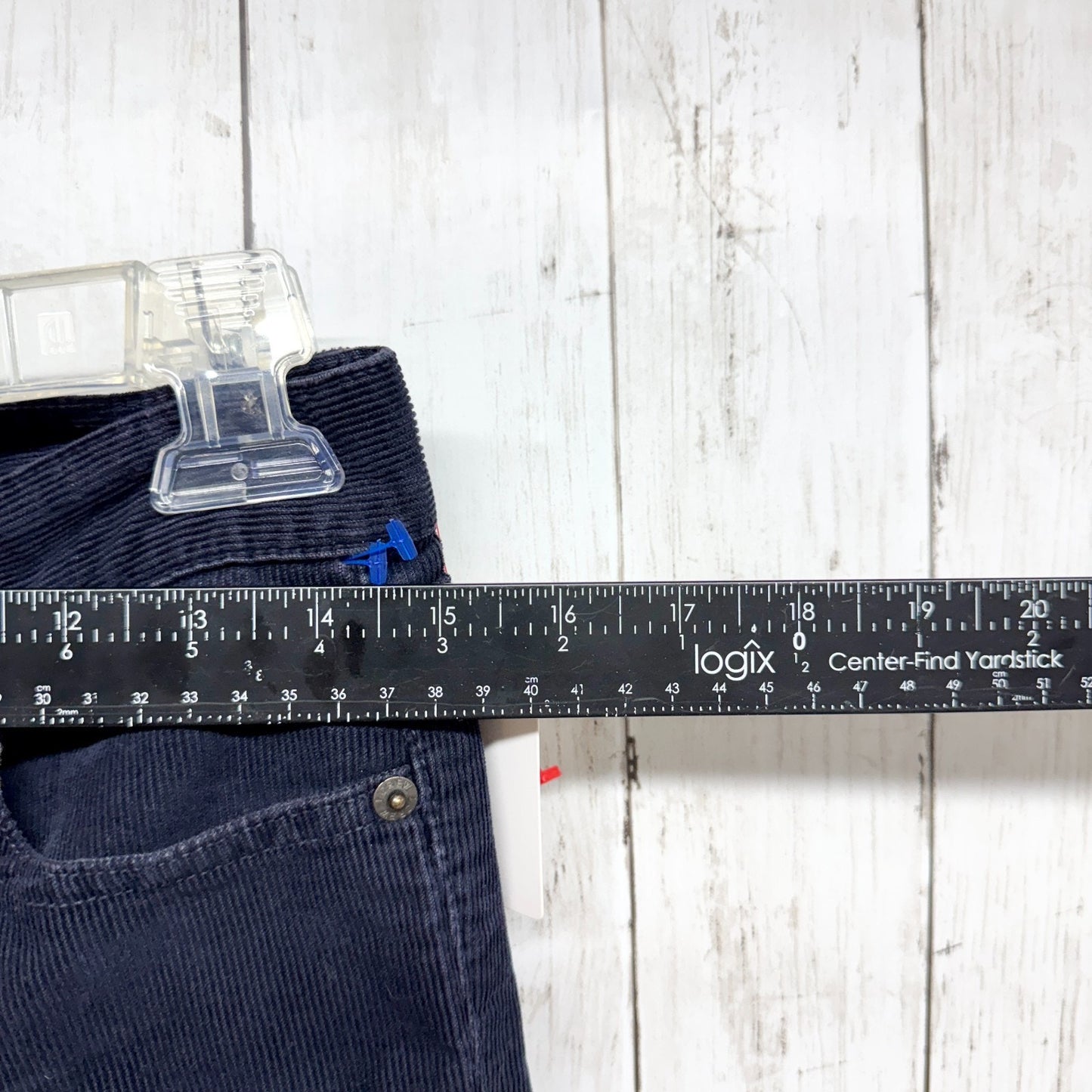 J Crew Pants Women Size 26R Navy Blue Corduroy High Rise Skinny Jeans 5-Pocket