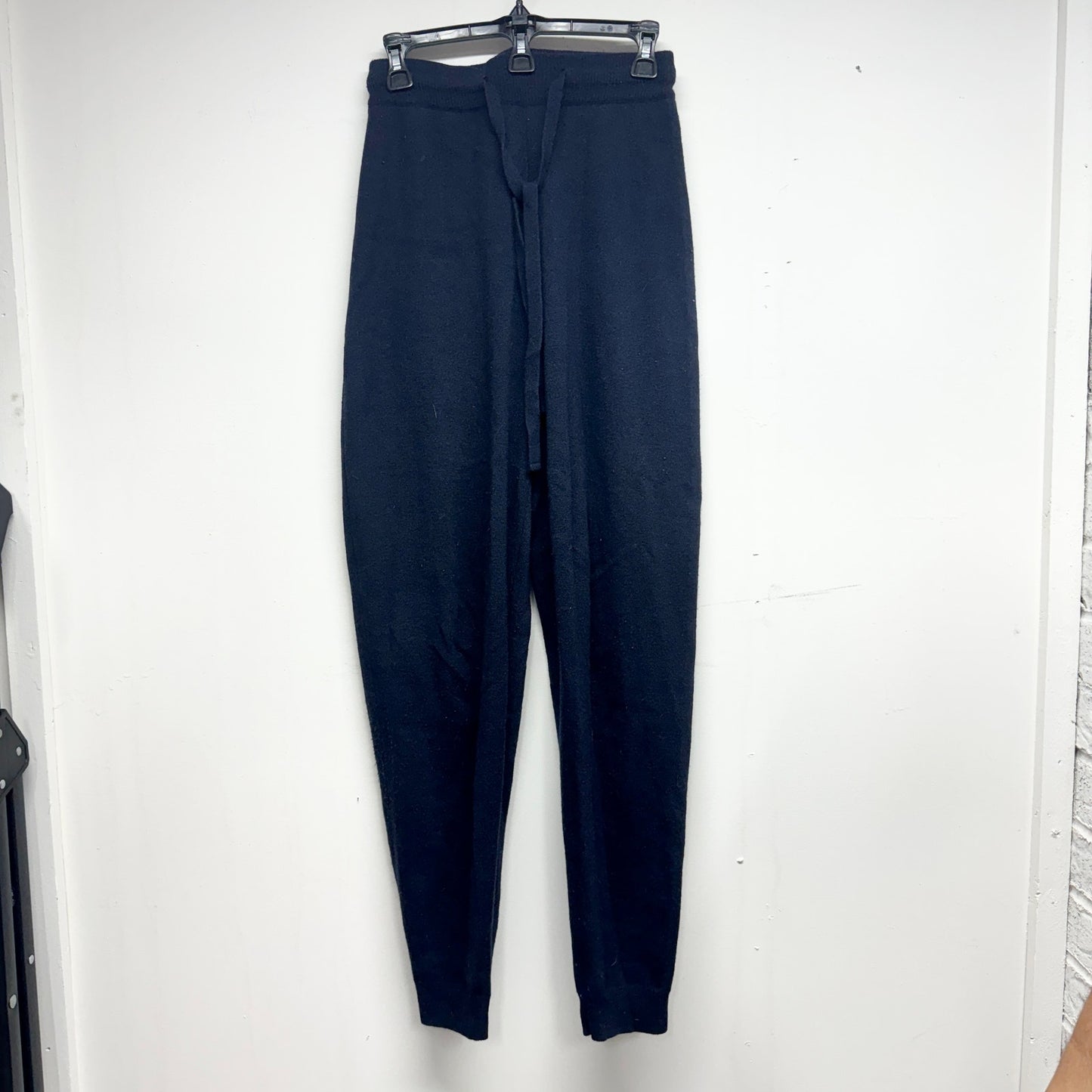 Nanushka Womens Navy Blue Tie Waisted Ylia Knitted Track Pant Size Small