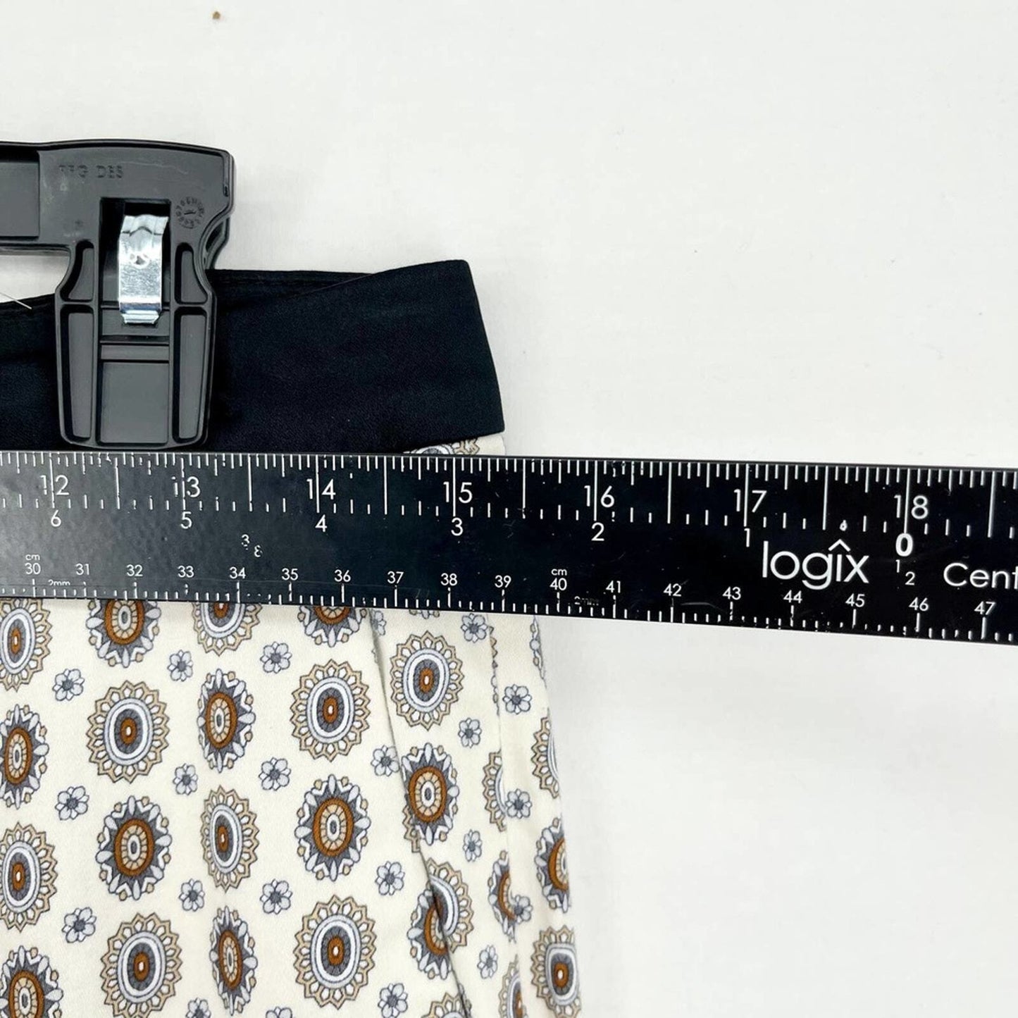 Zara Medallion High Waisted Double Pocket Dress Pant Size Small