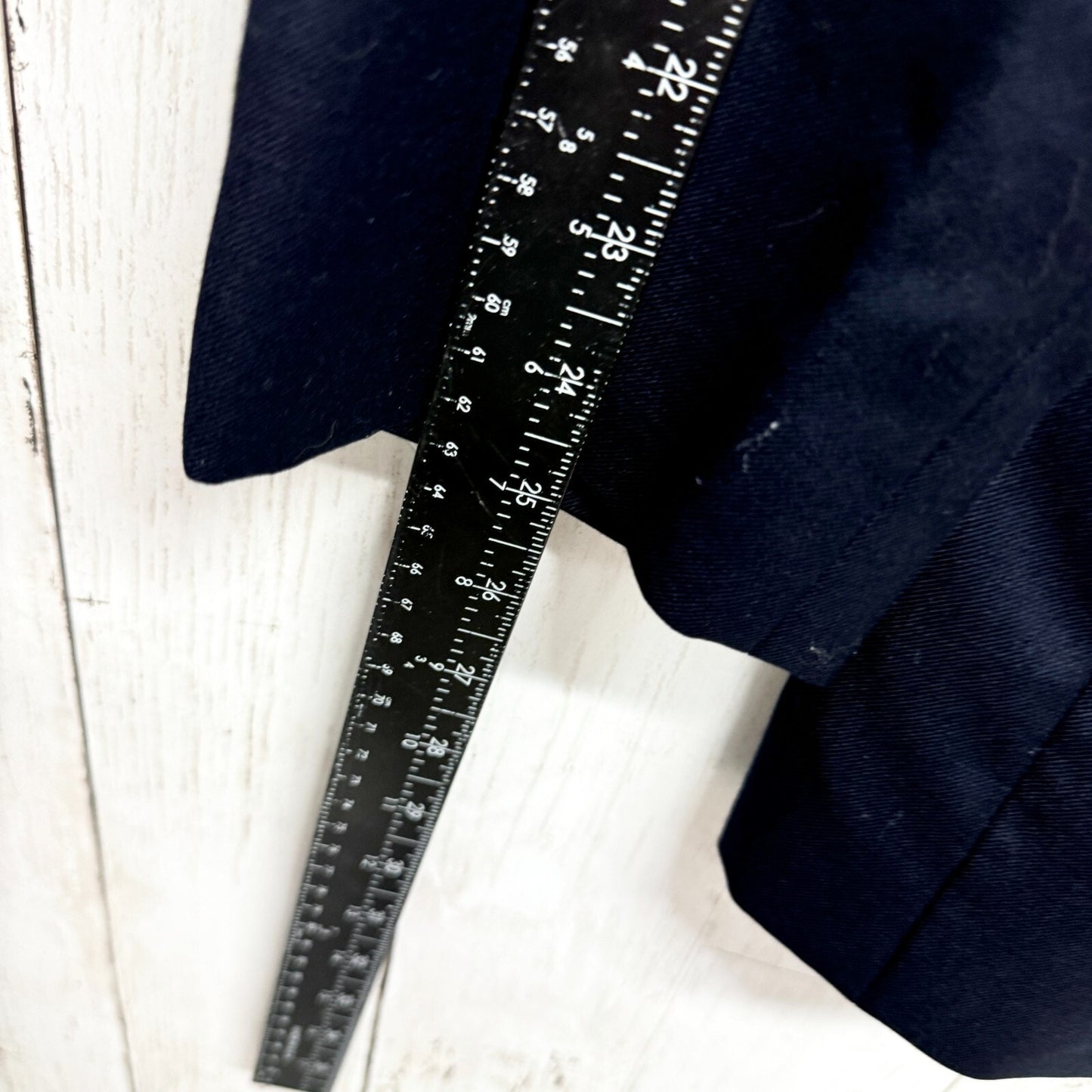 Lauren by Ralph Lauren Blazer Men 40R Navy Wool Two Button Chest Front Pockets