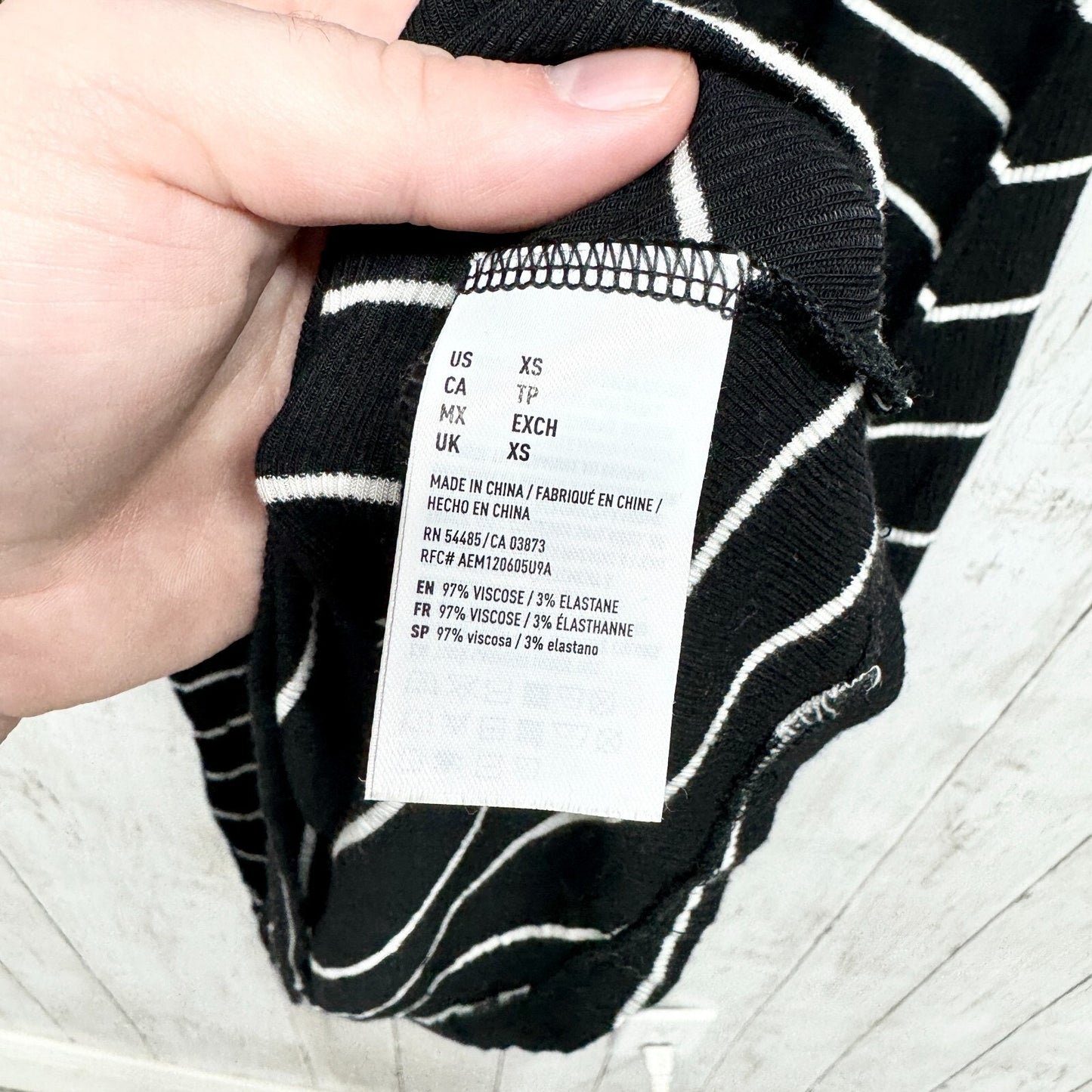 American Eagle Outfitters Soft & Sexy Dress Women Sz XS Short Sleeve Knit Stripe