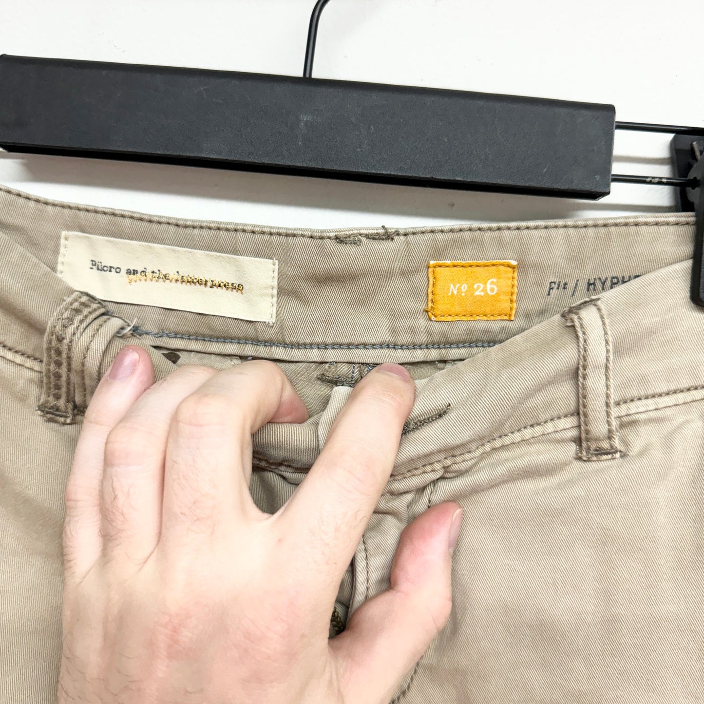 Pilcro And The Letterpress Shorts No. 26 Fit Hyphen Khaki Cotton Spandex Anthro