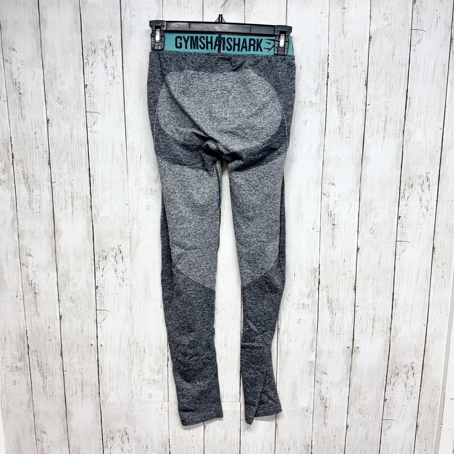 Gymshark Pants Women Size Small Gray Dry Moisture Seamless Compression Leggings