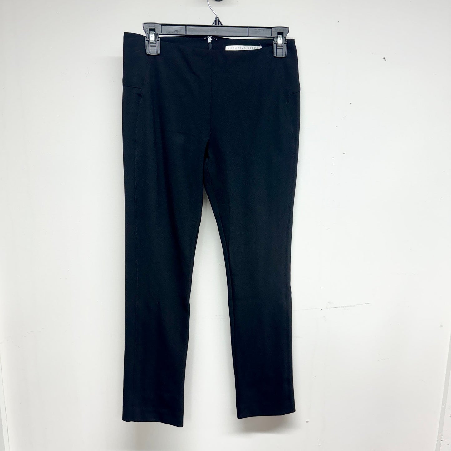 VERONICA BEARD Women Black Zip-back Scuba Pant Ankle Pant Size 4