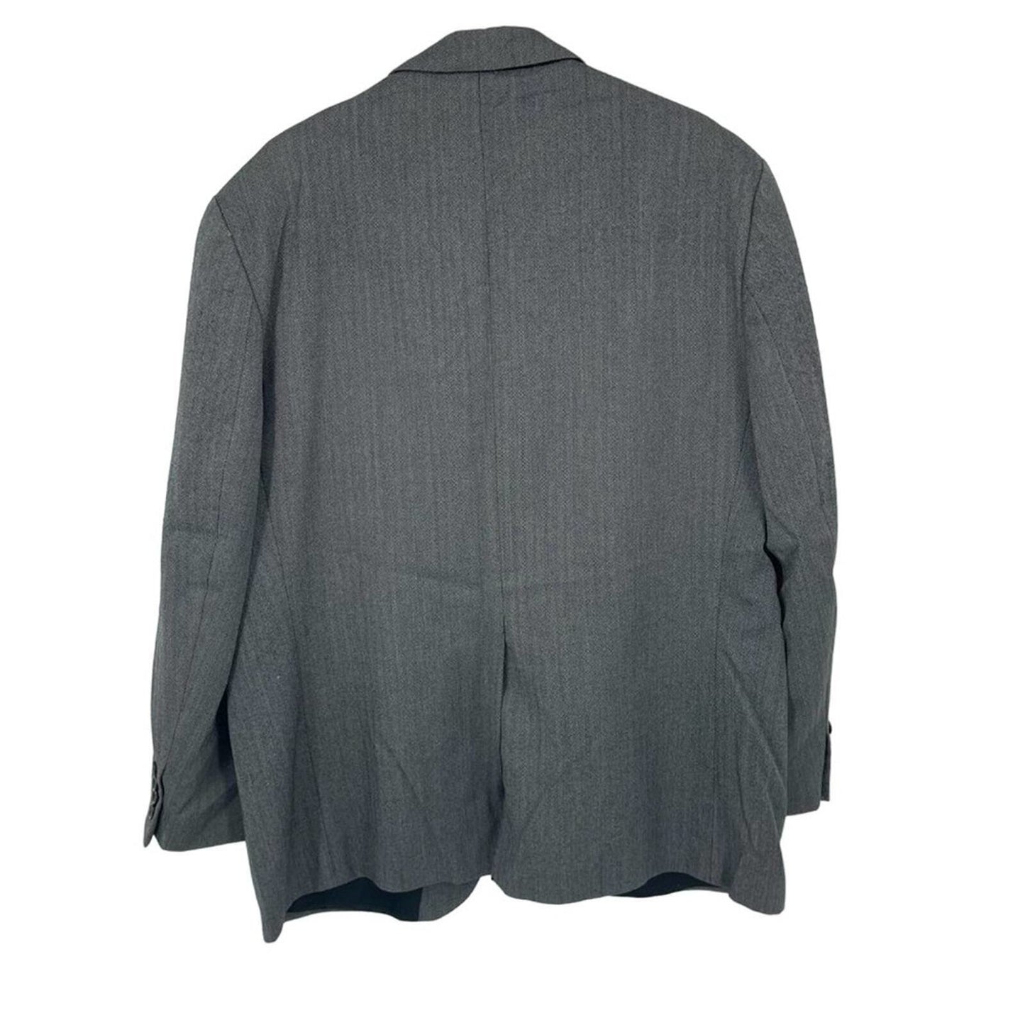 CHAPS/ RALPH LAUREN Suit Jacket Mens Size 42S Wool Blend Single Breasted Grey