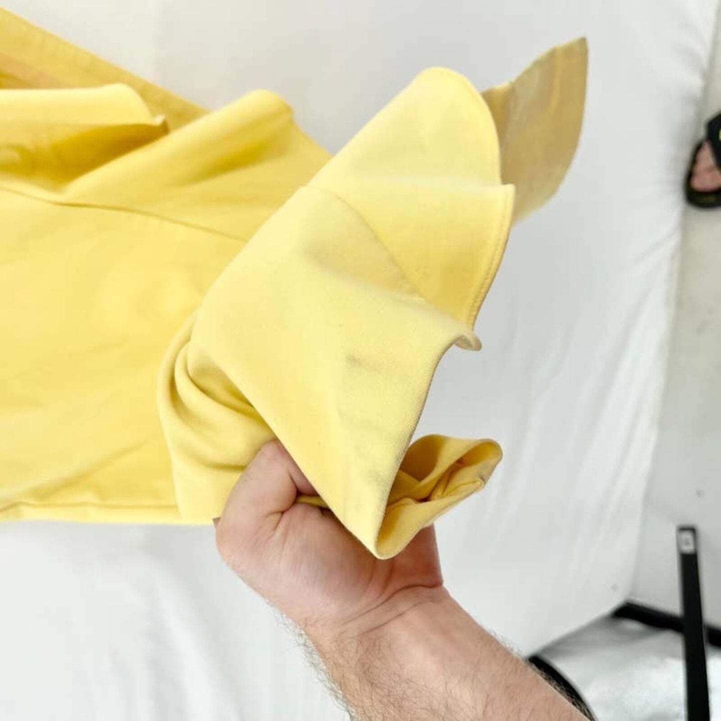 Likely Strapless Carissa Yellow Ruffled Gown Maxi Dress Size 14