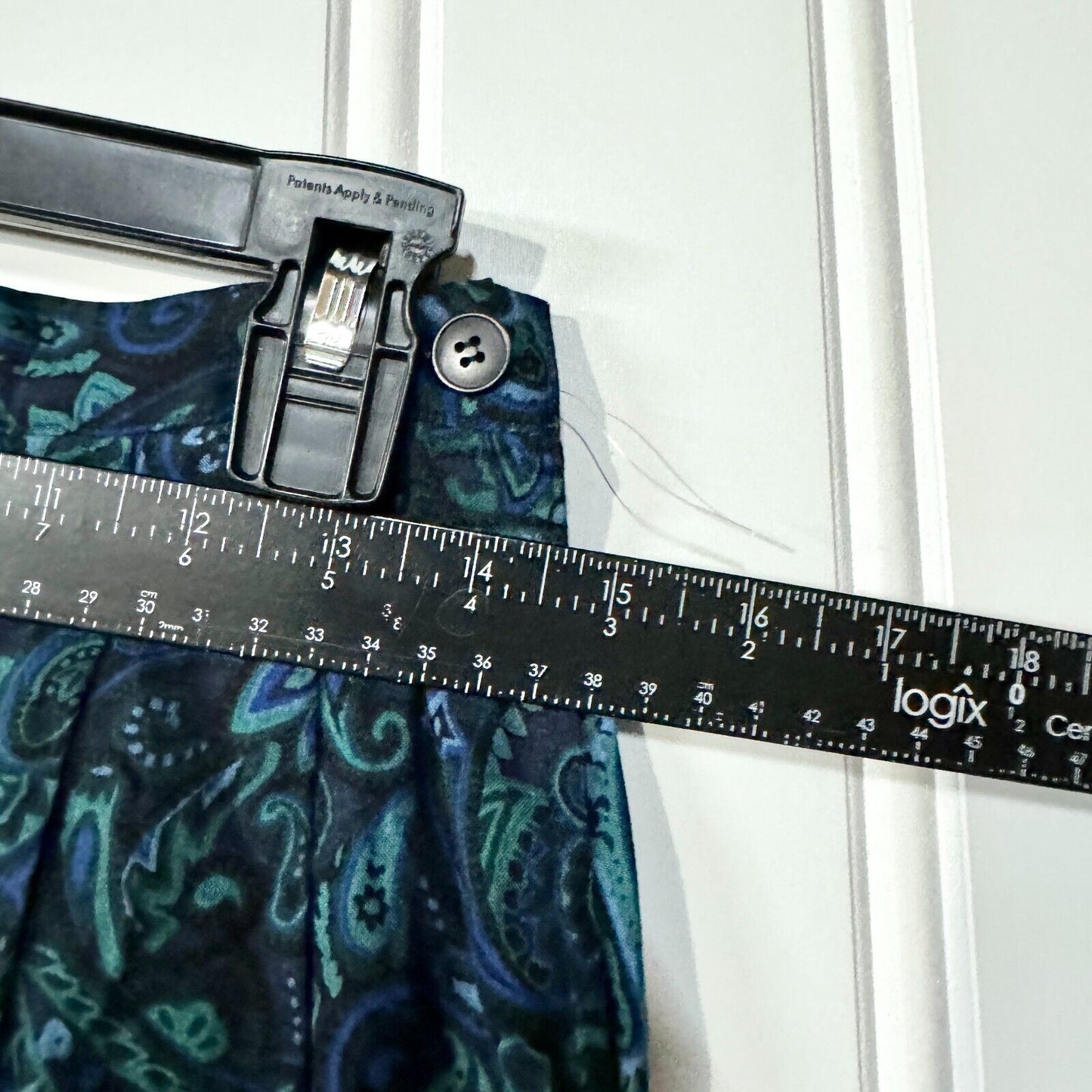 Vintage Pendleton Plaid Rayon Skirt + Button Shirt Suit Set Size 8