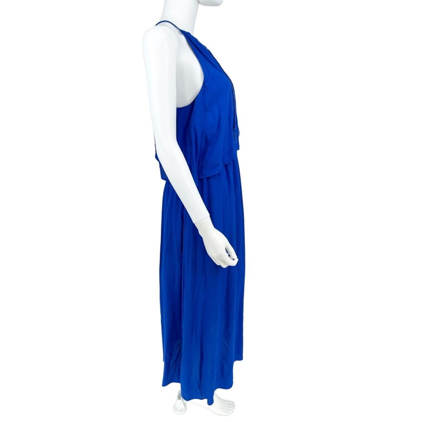 Madewell Deep V Sleeveless Flutter Spaghetti Strap Maxi Dress Size 0