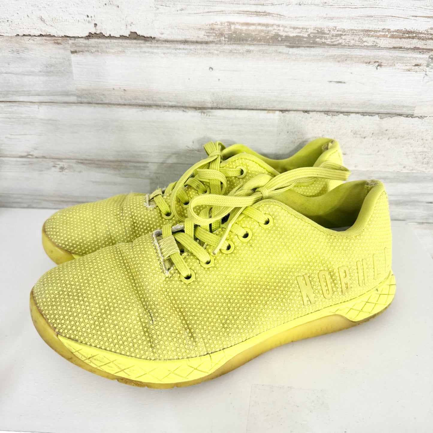 NoBull Superfabric Crossfit Yellow Shoes Men 7.5 Women 9