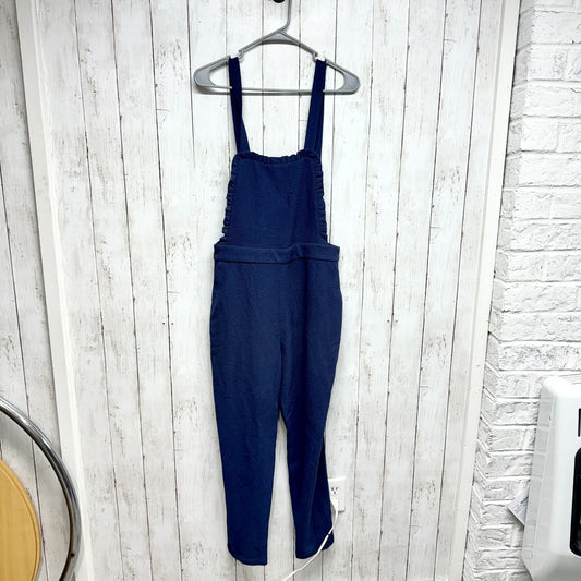 June & Hudson Jumpsuit Women Medium Wrap Short Sleeve Tie Wide Leg Pocket