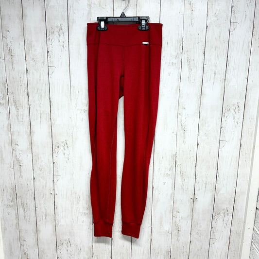 Patagonia Legging Women Size XS Red High Waisted Cotton Ankle Cropped Outdoor