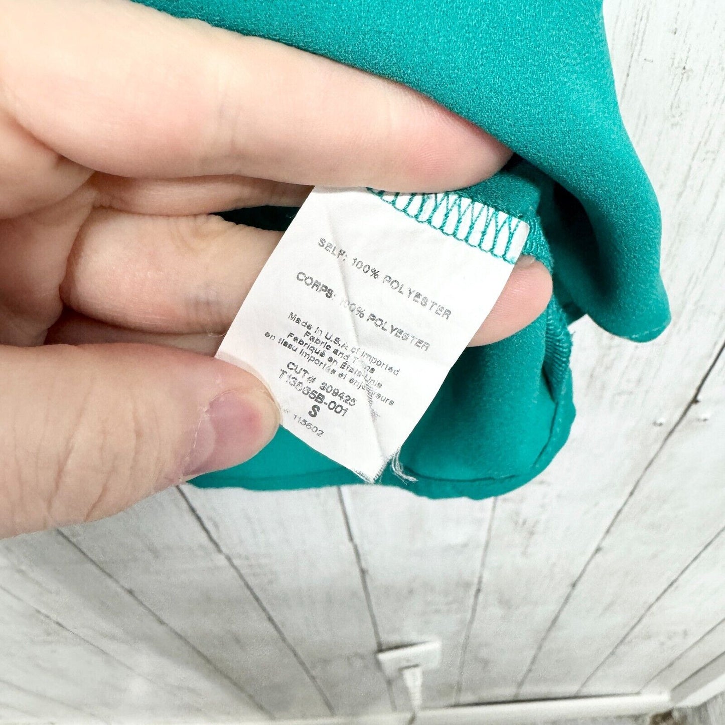 LUSH Blouse Women Size S Deep V Short Sleeve High Low Casual Business Casual