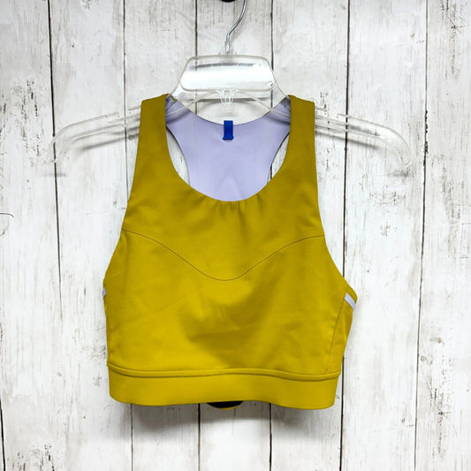 BROOKS Drive 3 Pocket Run Sports Bra 40 A/B Golden Hour/Violet Dash Running