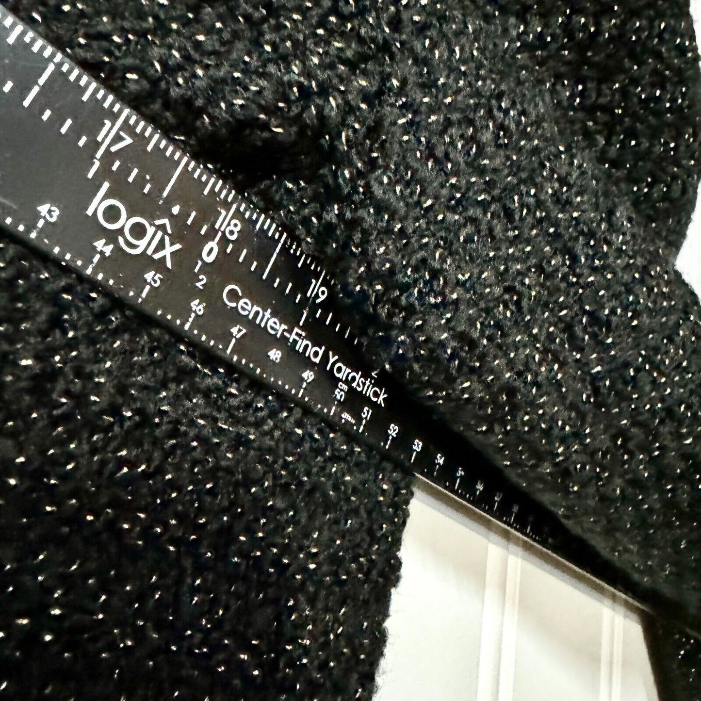 REQUIRMENTS Jacket Women Size 16 Black Woven Tweed Button Down Collared Acrylic