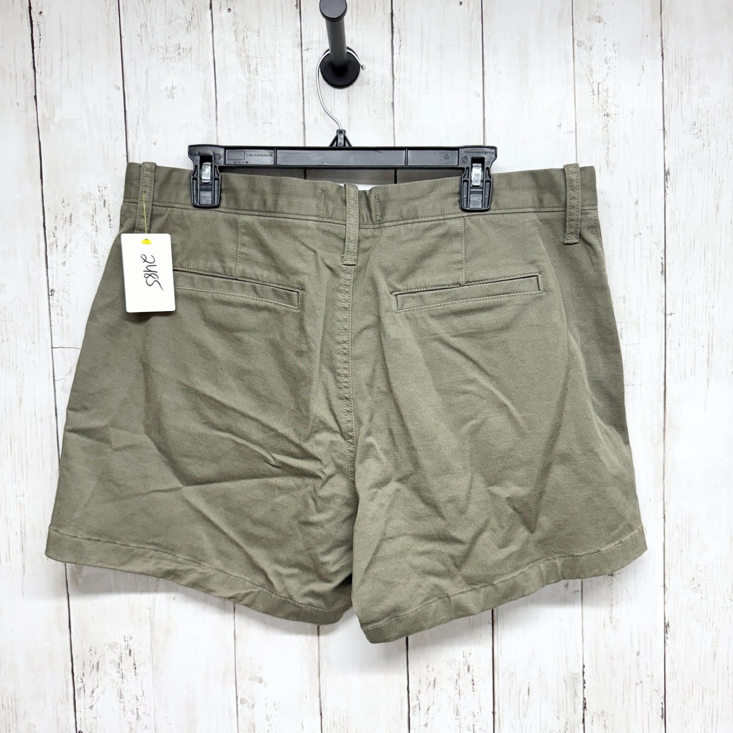 New Madewell Short Men Size 36 Brown 5" Chino Shorts Zip Fly Slash Pocket Preppy