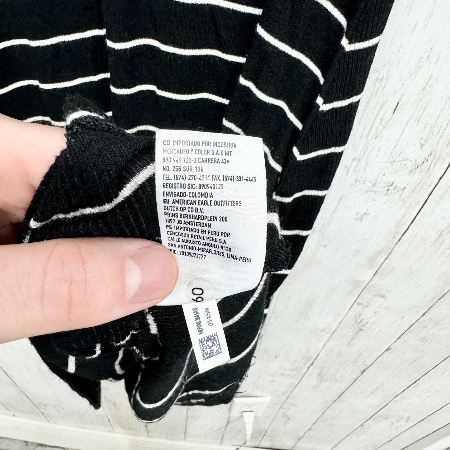 American Eagle Outfitters Soft & Sexy Dress Women Sz XS Short Sleeve Knit Stripe