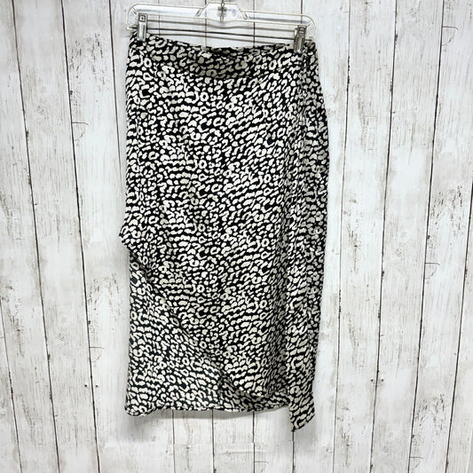 E.SSUE Skirt Women Size M Animal Printed Wrap Crossover High Waisted Midi Skirt