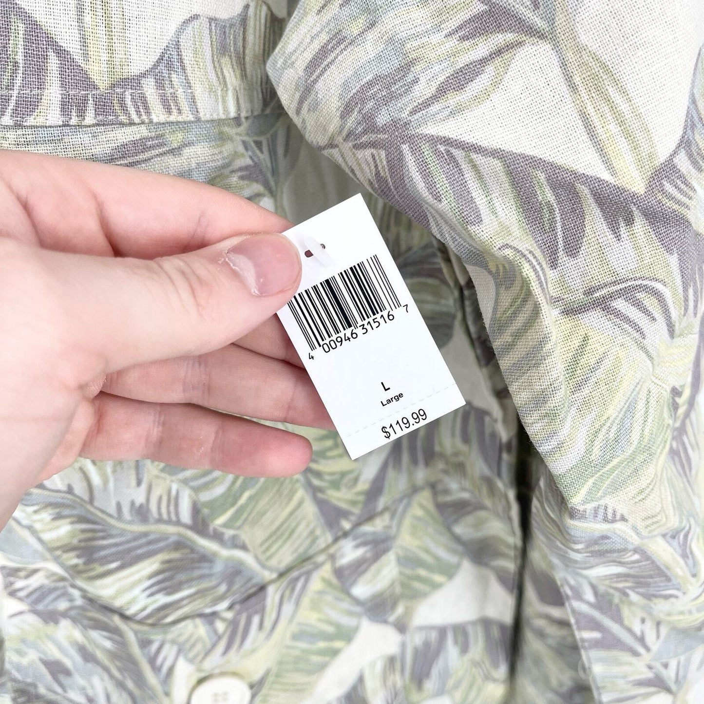 Disneyland Resort Tropical Spirit Graphic Button Up Unisex Size Large