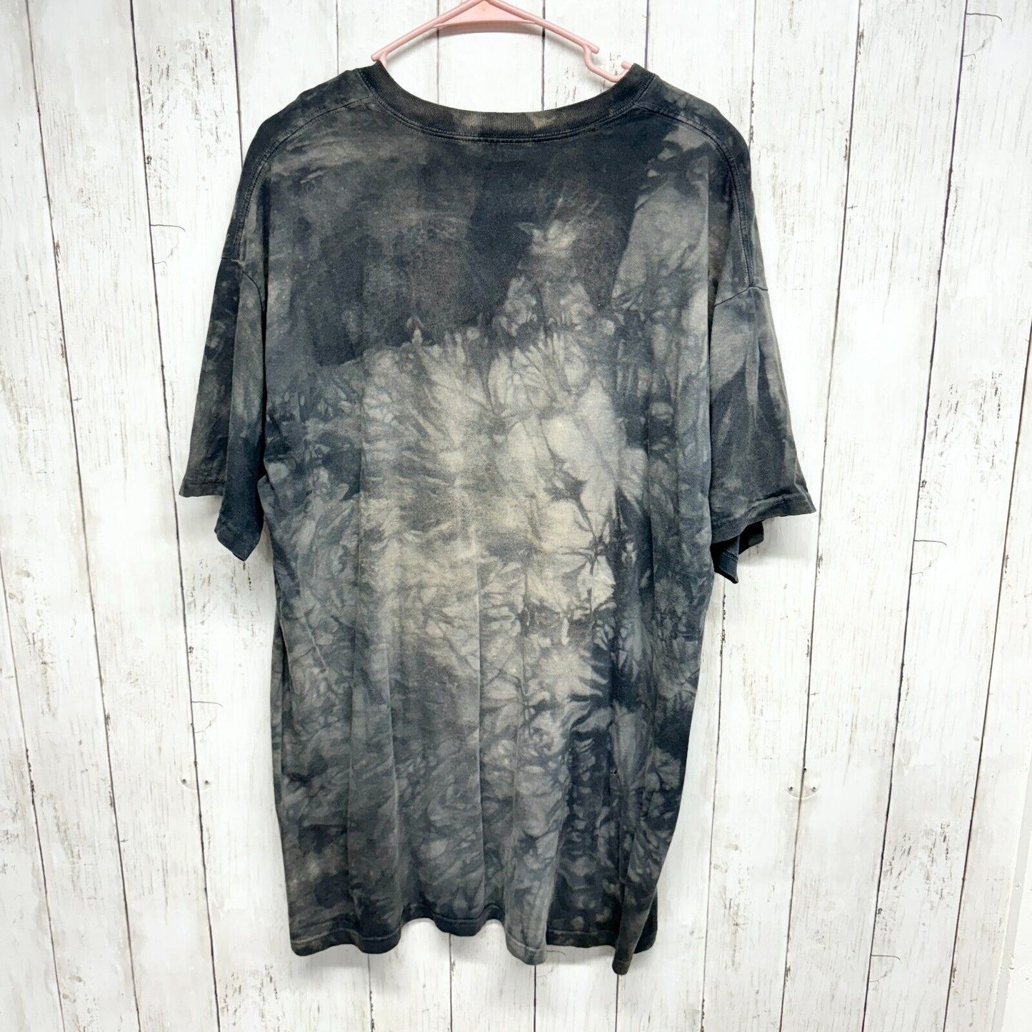 VTG Y2k Mountain XXL Indian Native American Horse Animal Nature Tie Dye T Shirt