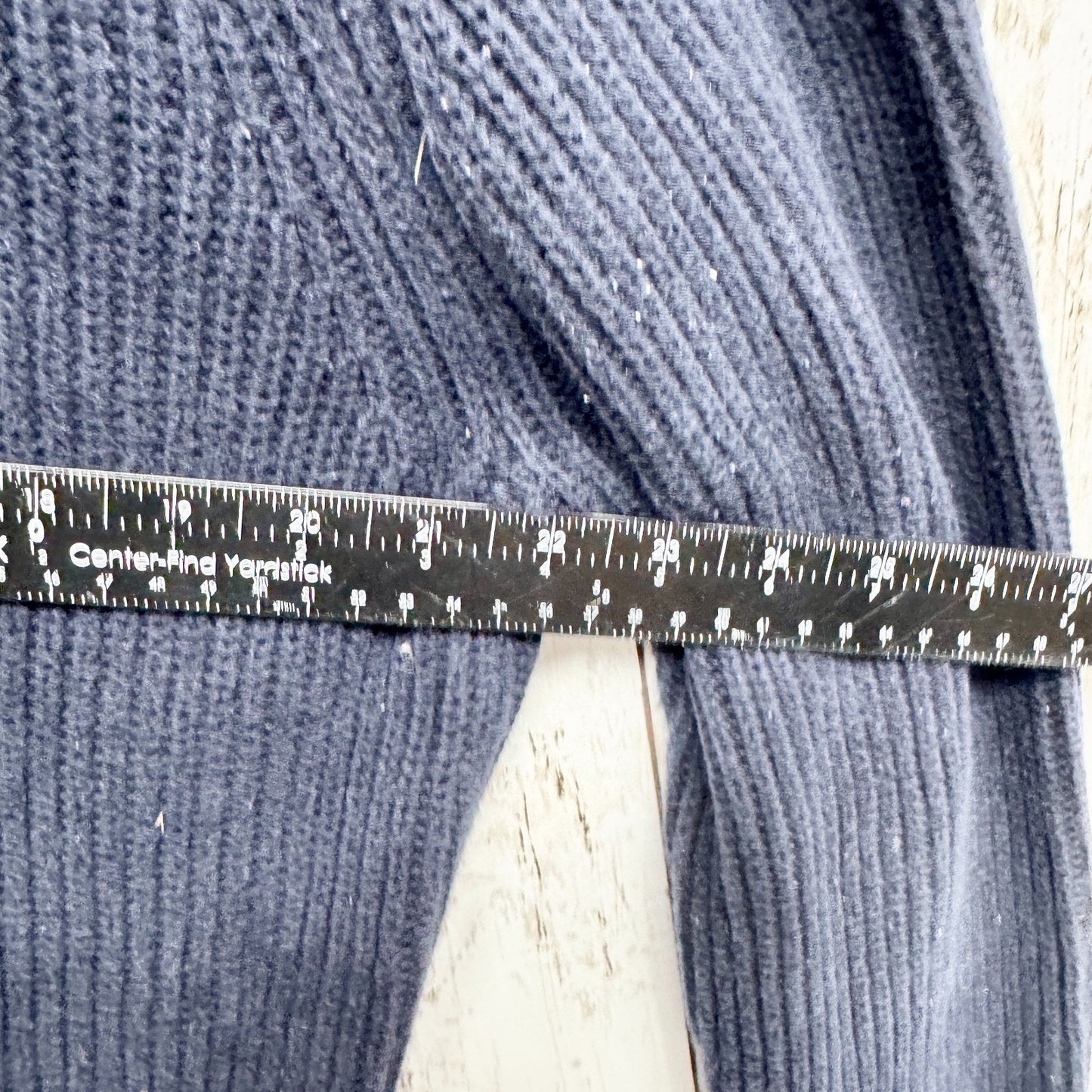American Eagle Sweater Men Size Large Navy Button Front Cable Knit Long Sleeve