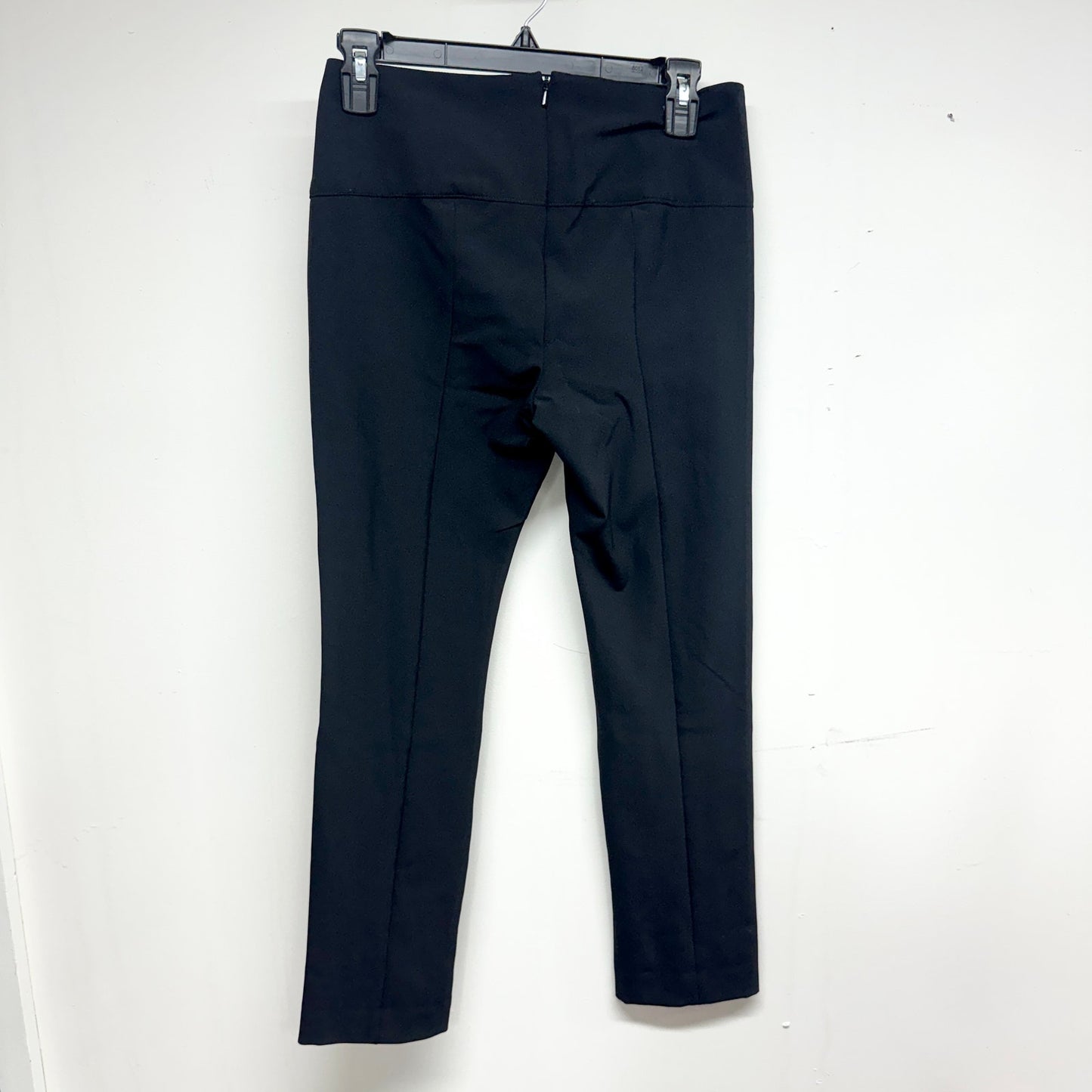 VERONICA BEARD Women Black Zip-back Scuba Pant Ankle Pant Size 4