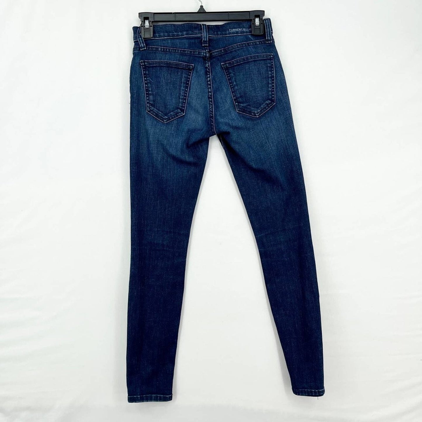 Current/Elliott The High Waist Dark Wash Stilletto Skinny Jeans 24/0
