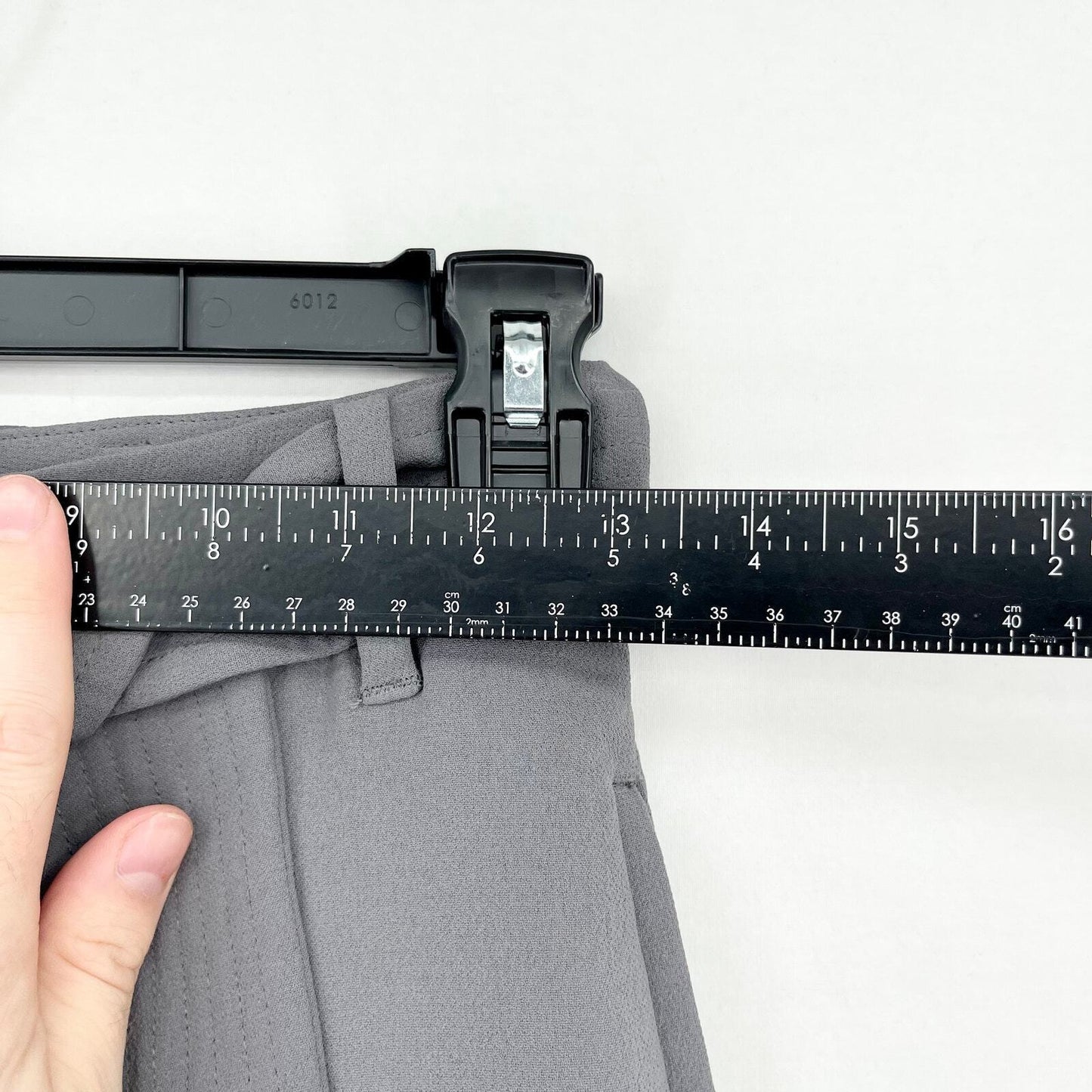 ARTIZIA WILFRED Pants Women Size 0 High Waisted Tie Front Pocket Grey Pocket