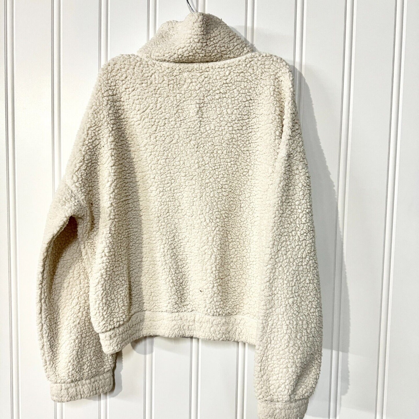 Aerie Offline Long Sleeve Collared 1/4 Zip Fleece Sherpa Sweater Size Medium