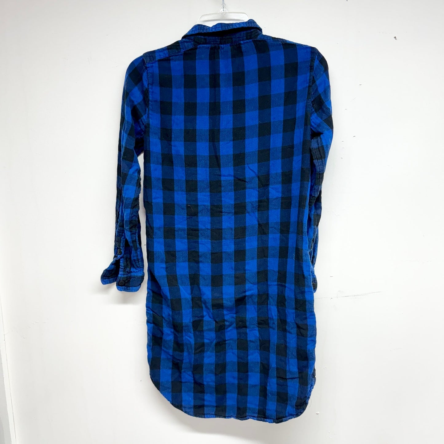 MADEWELL Women Latitude Shirtdress in Buffalo Check Plaid Size Small
