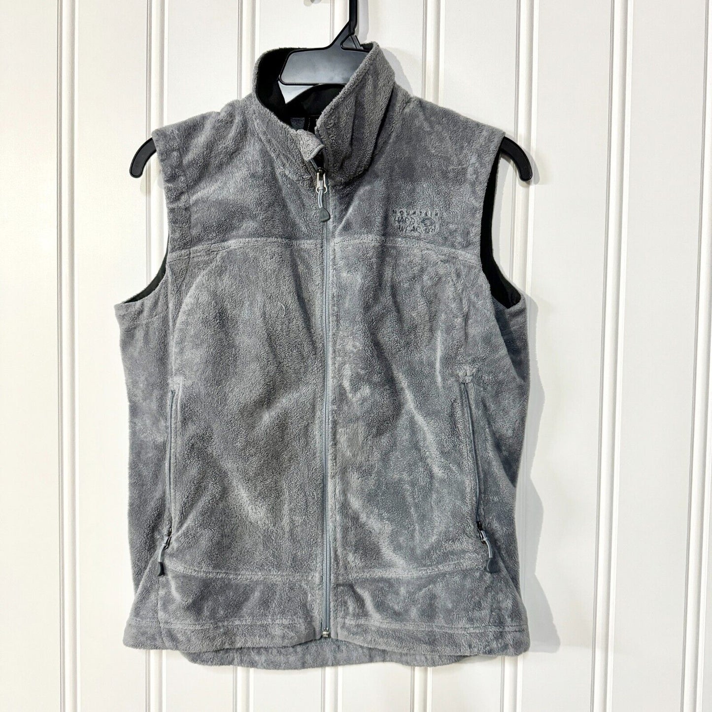 MOUNTAIN HARDWEAR Vest Women Size S/P Fleece Sleeveless Pocket Full Zip Collared