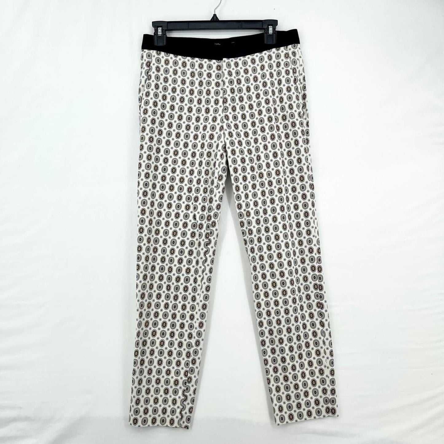 Zara Medallion High Waisted Double Pocket Dress Pant Size Small