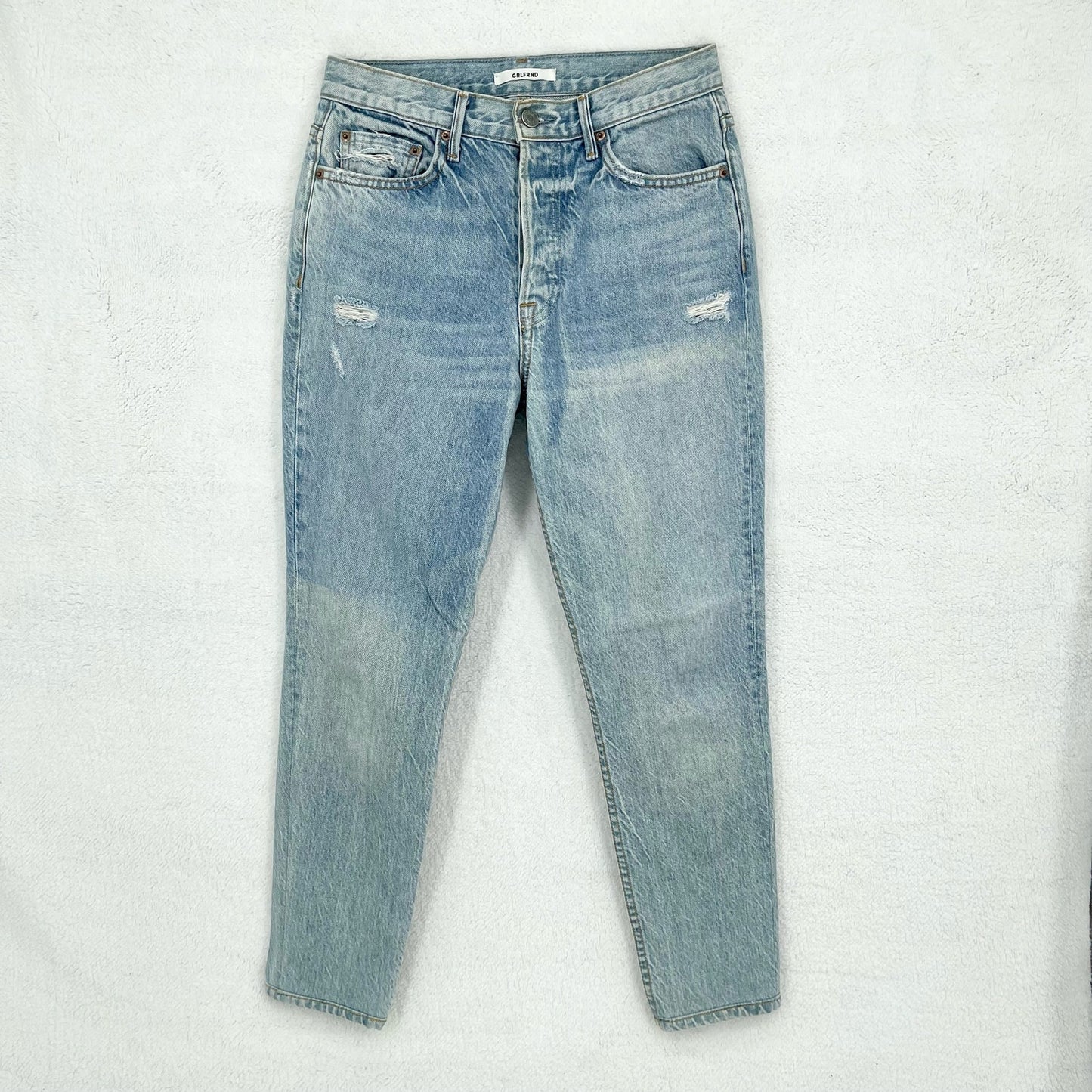 GRLFRND Women's Karolina (6768) High-Rise Straight Jeans in Domenico - Size 27