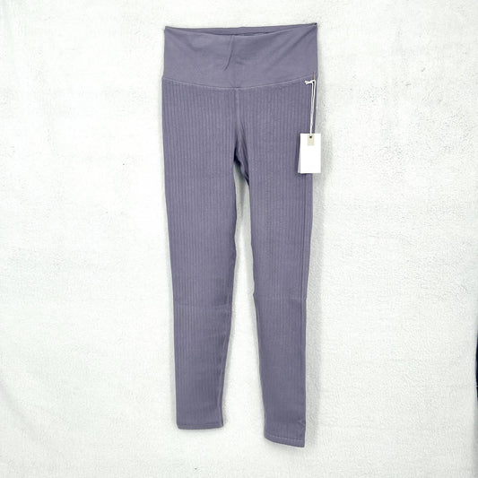 Good American Ribbed Dusty Violet High Waisted Leggings Size S/M