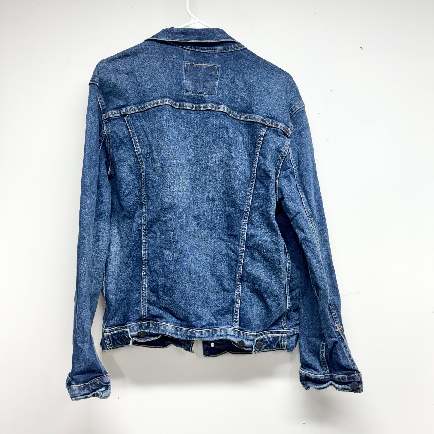 Levi’s Men's Trucker Denim Button Down Collared Jean Jacket Size Large