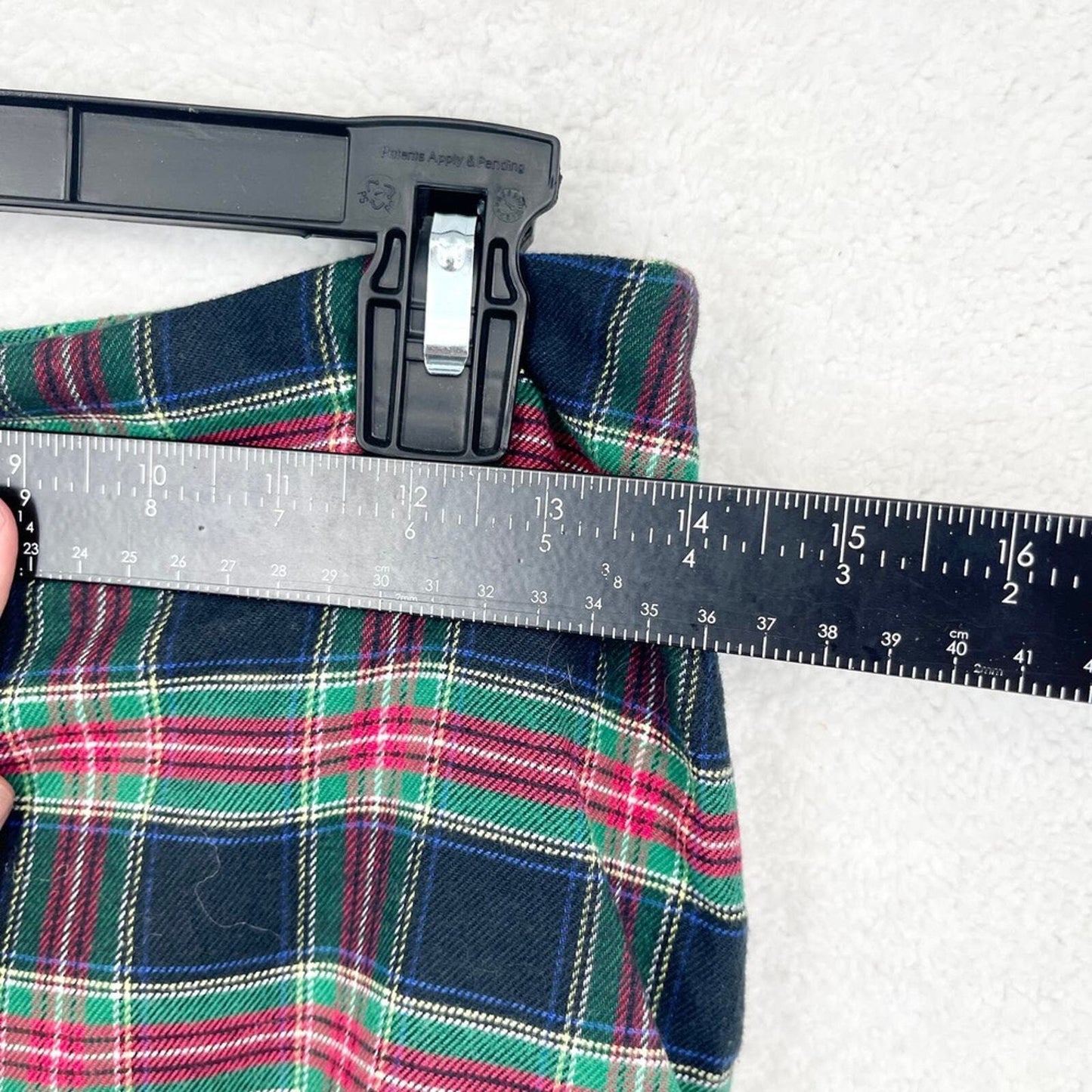 VINEYARD VINES Skirt Women SIze 0 Flannel Fall Jolly Plaid Stamp Mini Pencil Red