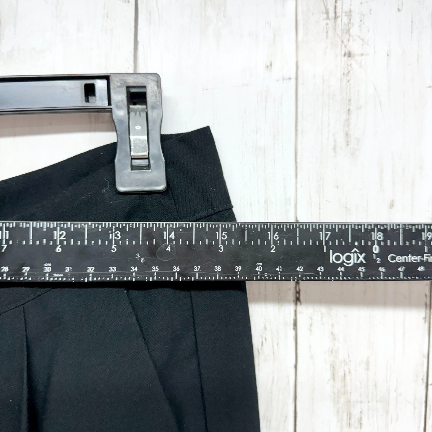 A New Day Pants Women Sz 8 Black Straight Trousers Pleated Front Pockets Zip Fly