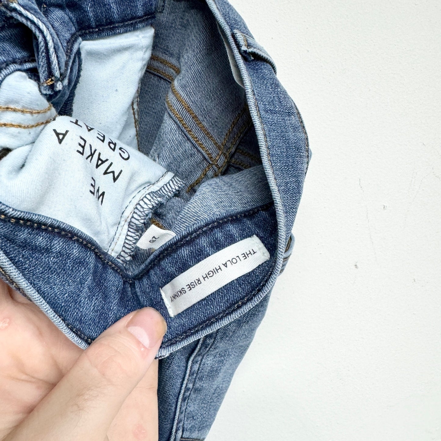ARITZIA Denim Forum Women The Lola High Rise Skinny Jeans Medium Wash Size 28