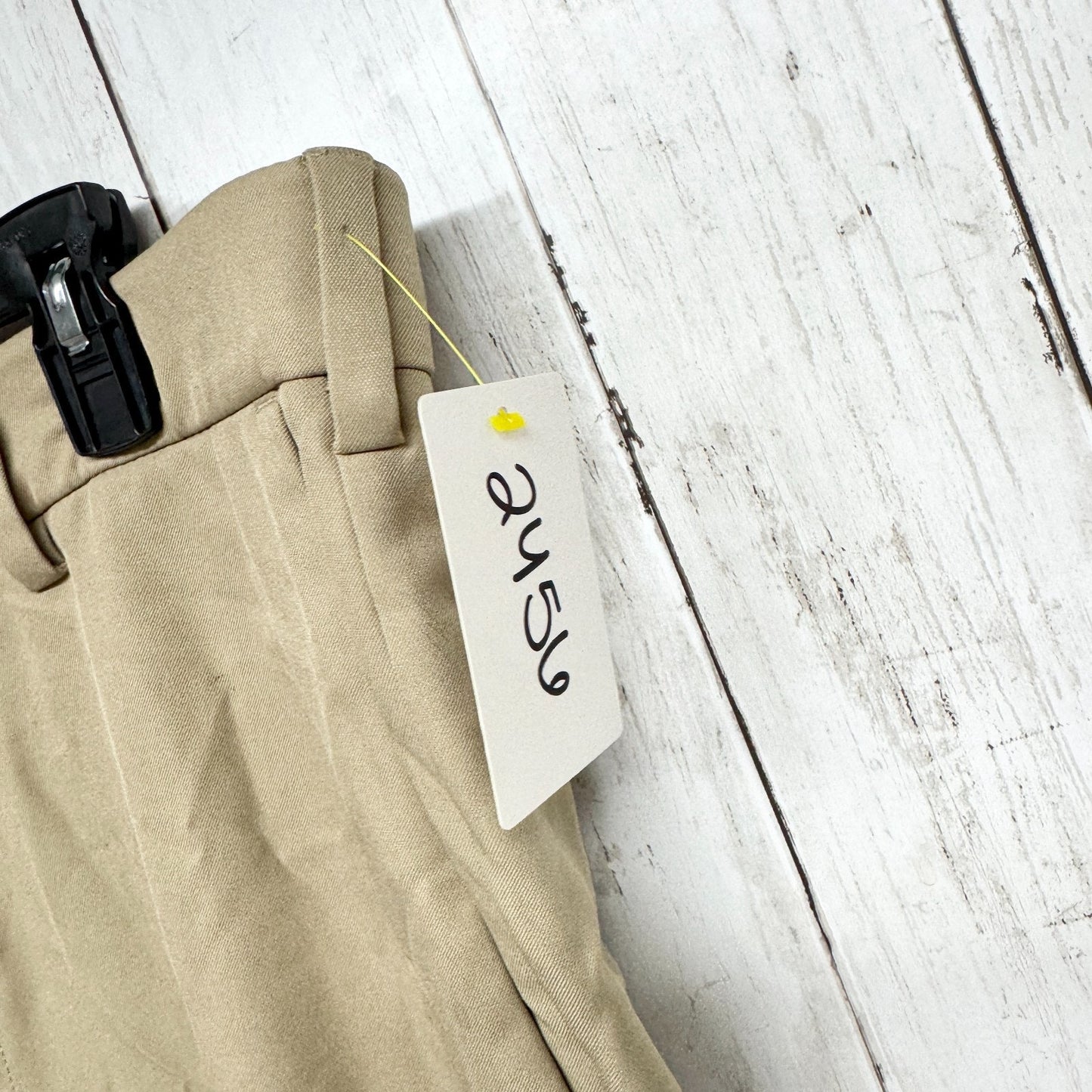 Haggar Pant Men Size 38W X 36L Tan Cool 18 Pro Straight Fit Comfort Stretch NWT