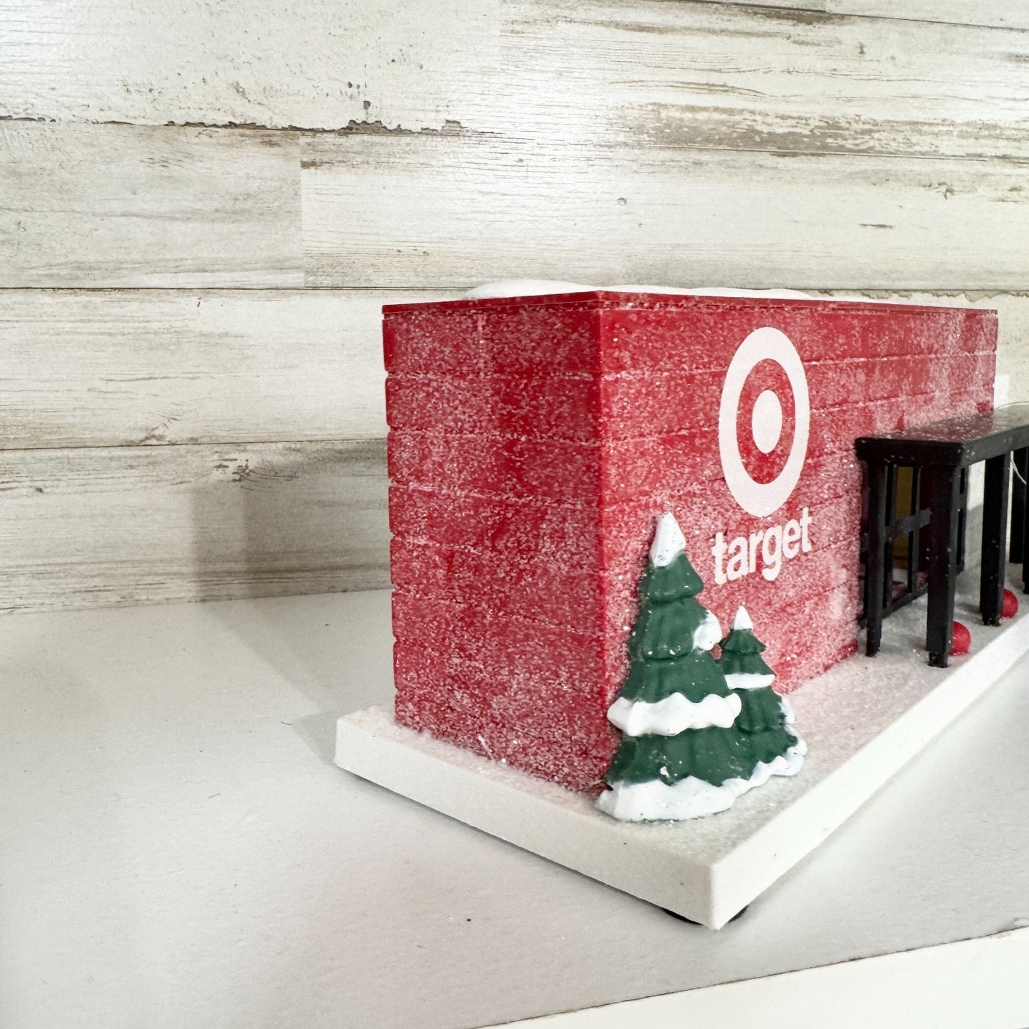 NEW 2025 Target Bullseye Playground Light Up Target Store Mini Christmas Village
