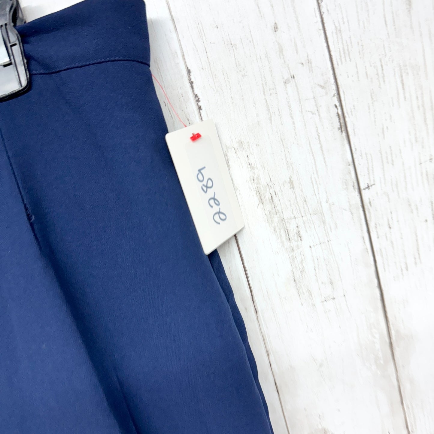 Connie Howard Pants Women Size 18 Navy Blue Pleated Front Trousers Pockets Zip