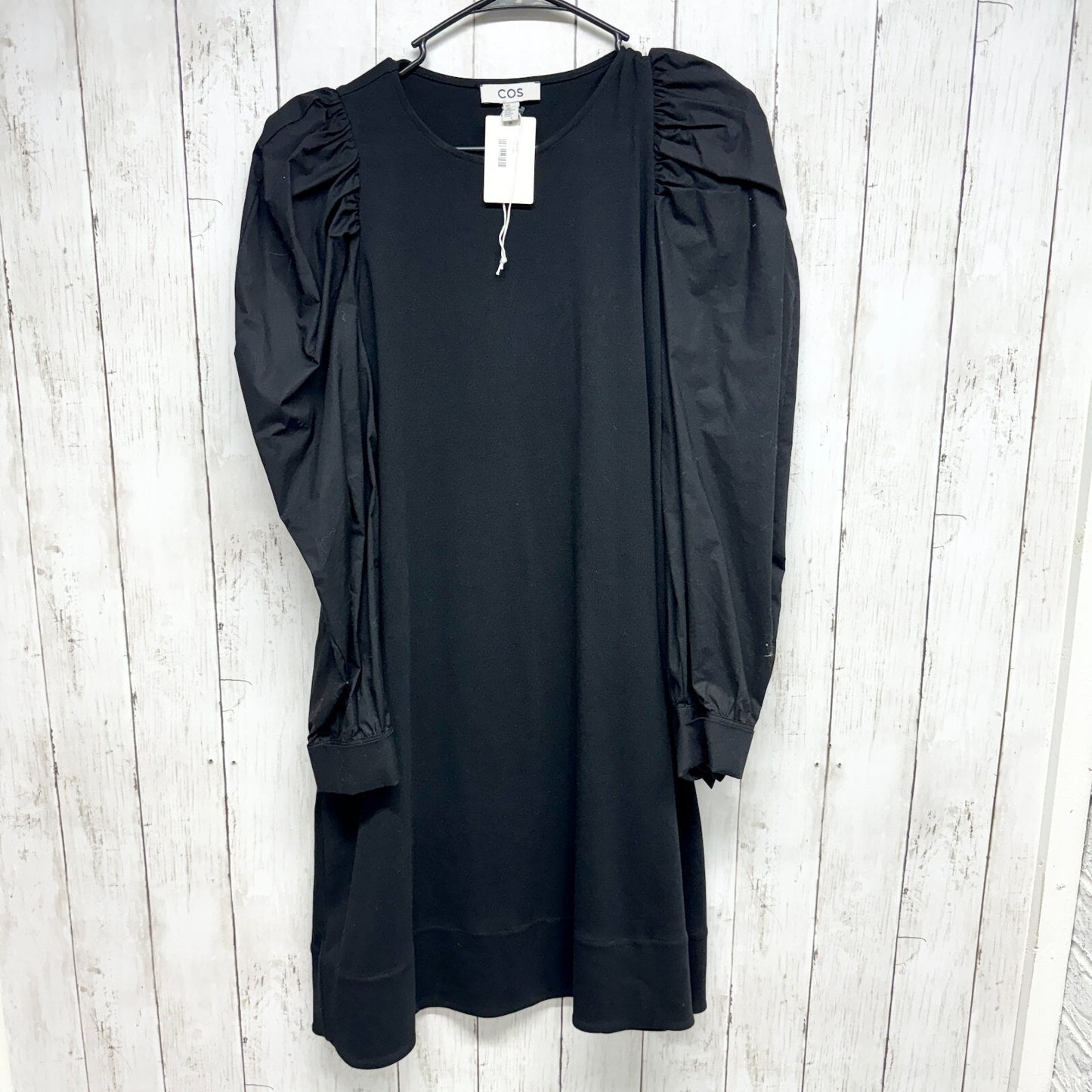 Cos Dress Women Size Small Puff Balloon Sleeve Mini Solid Sweater Long Sleeve