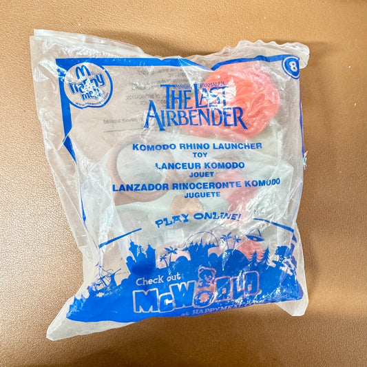 McDonalds Happy Meal Toy 2010 Avatar The Last Airbender Komdoo Rhino Launcher 3+