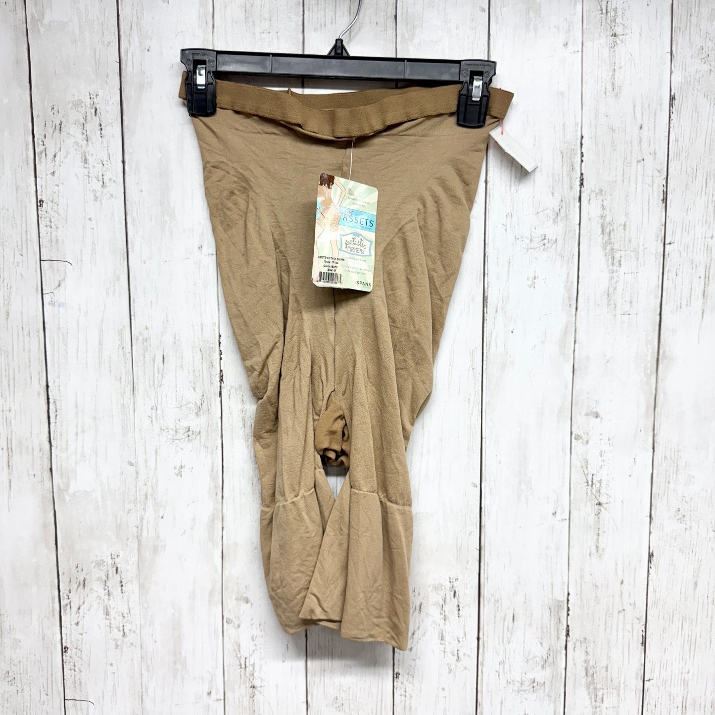 Love Your Assets Shapewear Women Size G Buff Tan Mid Thigh Shaper Shorts