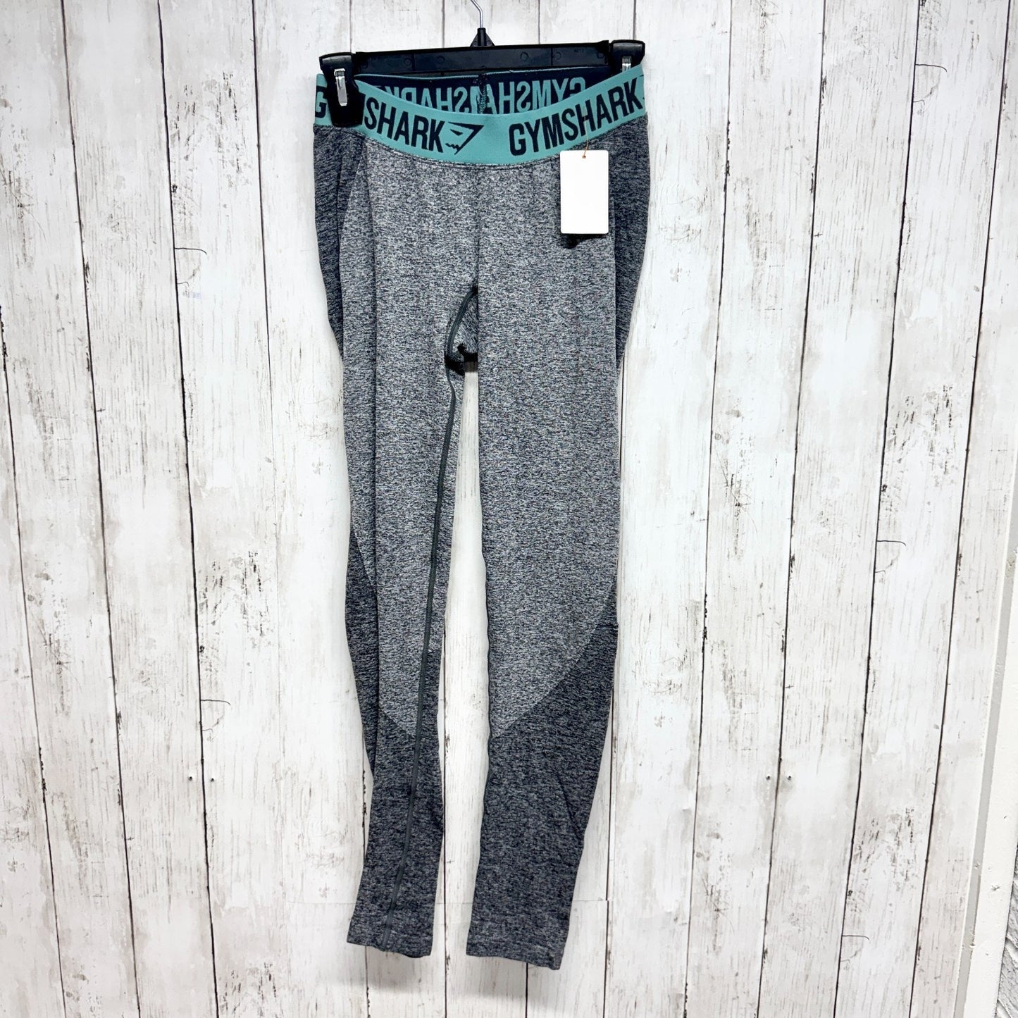 Gymshark Pants Women Size Small Gray Dry Moisture Seamless Compression Leggings