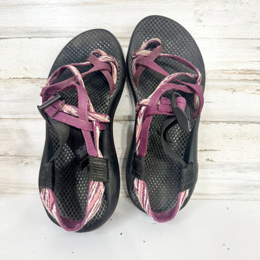 Chaco Classic Women Hiking Sandals Narrow Straps Pink Purple Size 7