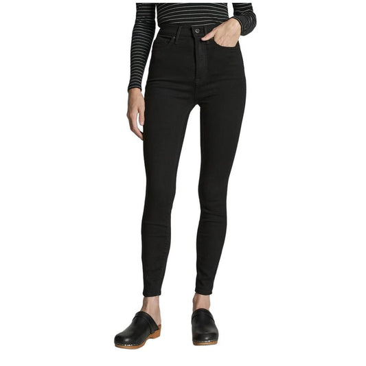 Everlane Women Low Rise The Way High Skinny Black Jean Size 24 Regular